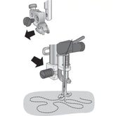 PFAFF® Open Toe Free-Motion Spring Foot